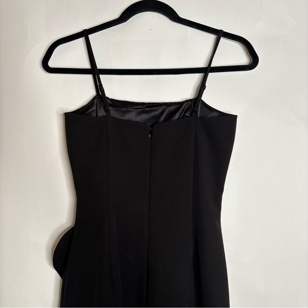 Bardot Carmelle Black Dress Ruffle size 4 - Picture 12 of 16